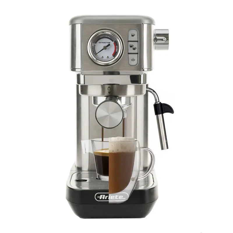 Ariete 13811 Slim Metal with Manometer Coffee Machine