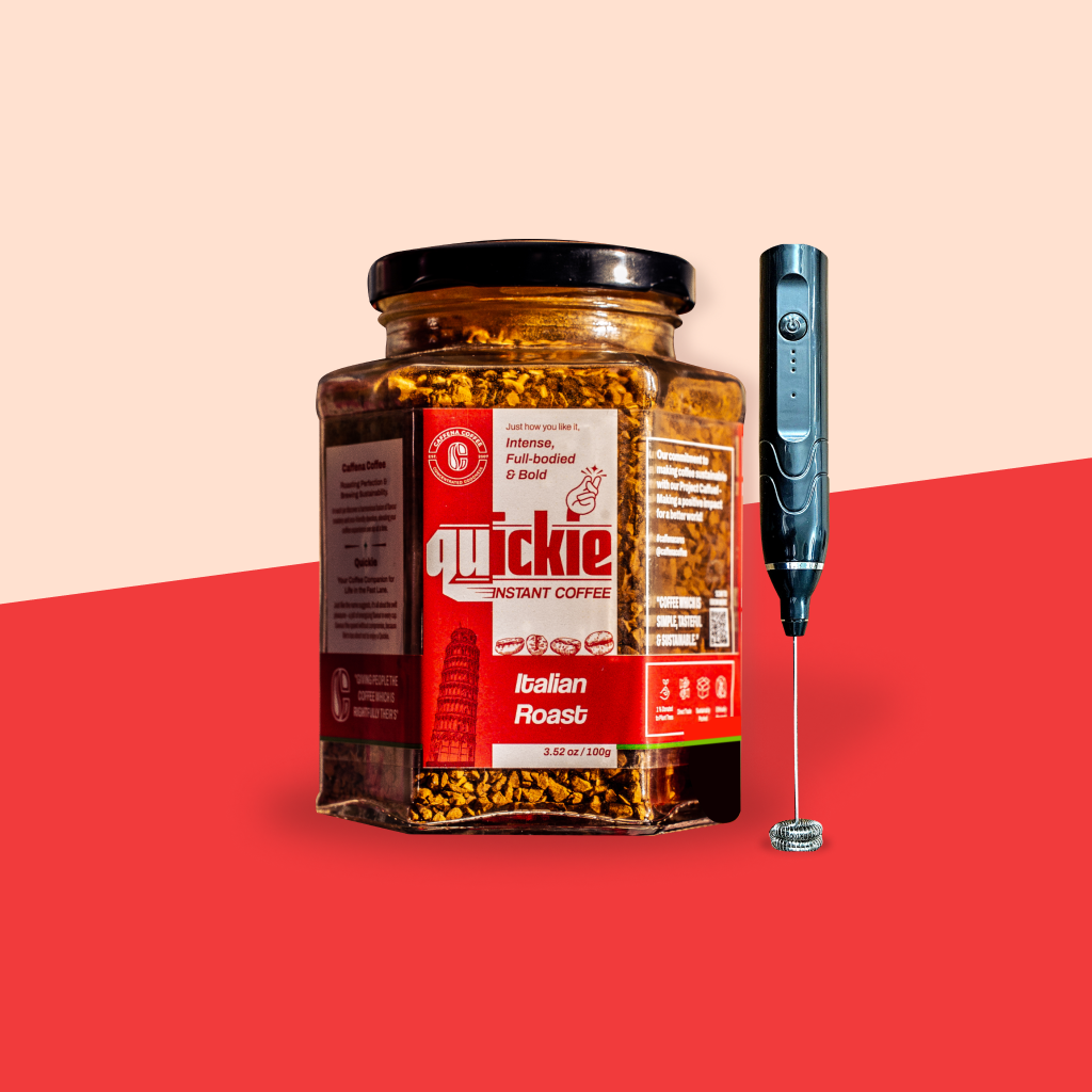 Quickie Mega Craft Combo- Instant Coffee (100g) + Milk Frother