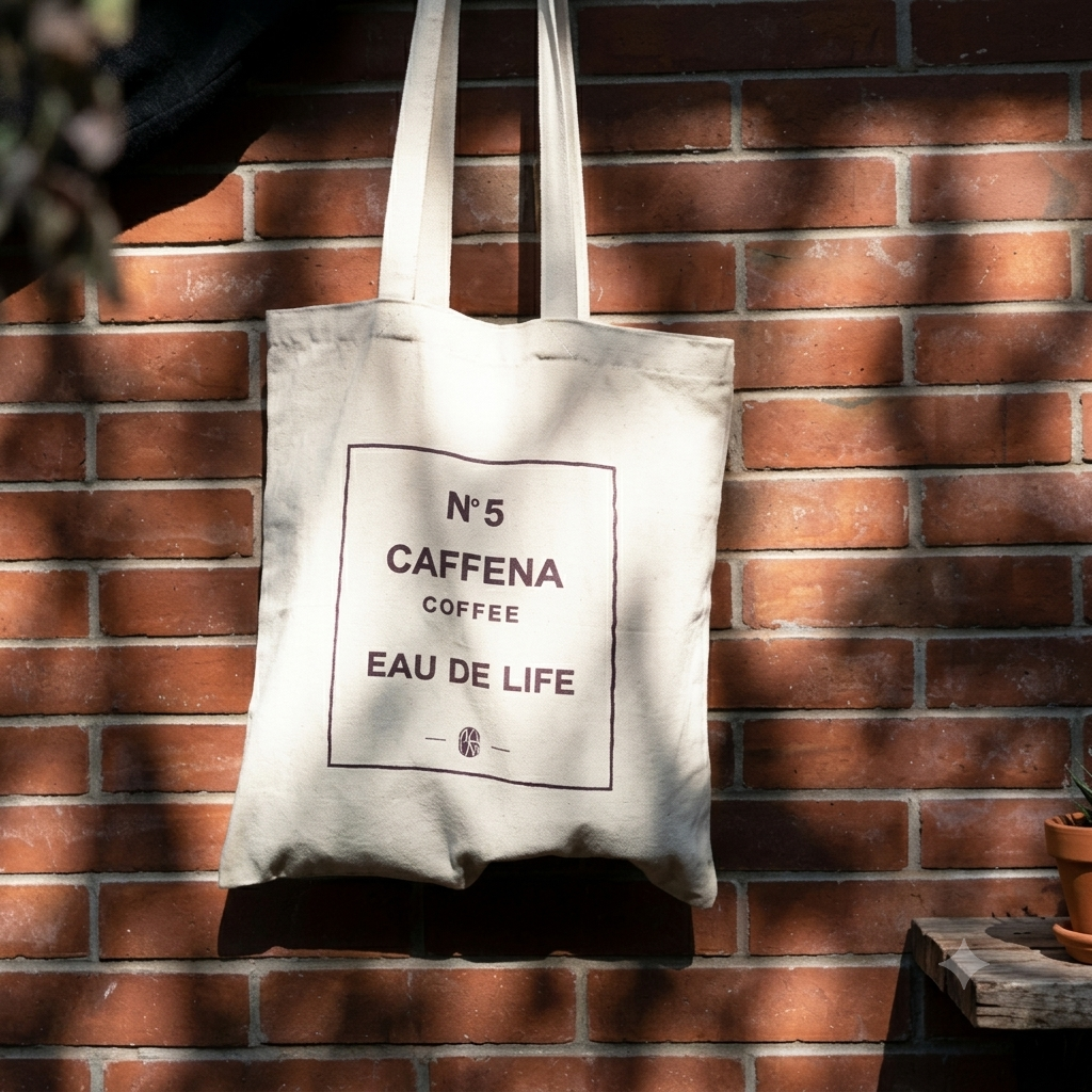 Organic Cotton Tote Bag | Eco-Friendly Reusable Bag | Caffena