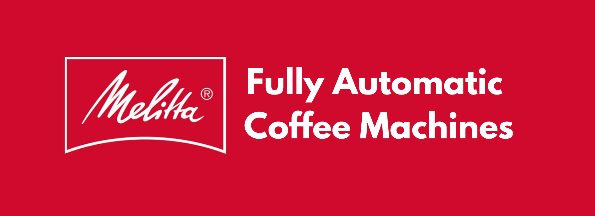 Melitta Fully Automatic Coffee Machine