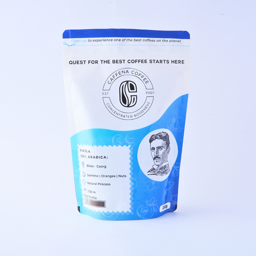Nikola Light Roast – Biota Coorg 100% Arabica Coffee