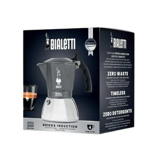Close-up of Bialetti Brikka's patented system for enhanced crema and rich espresso flavor