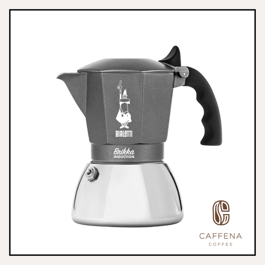 Bialetti Brikka Induzione 4 Cups Aluminium Stovetop Coffee Maker