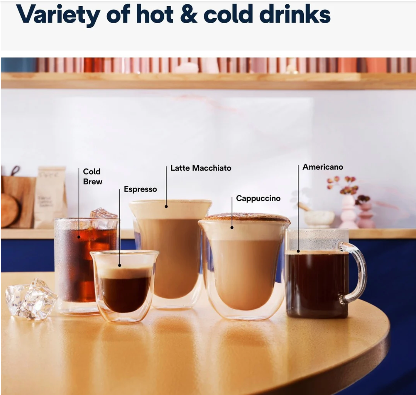 Cafe-style espresso brewed using DeLonghi Arte Evo EC9255.M back