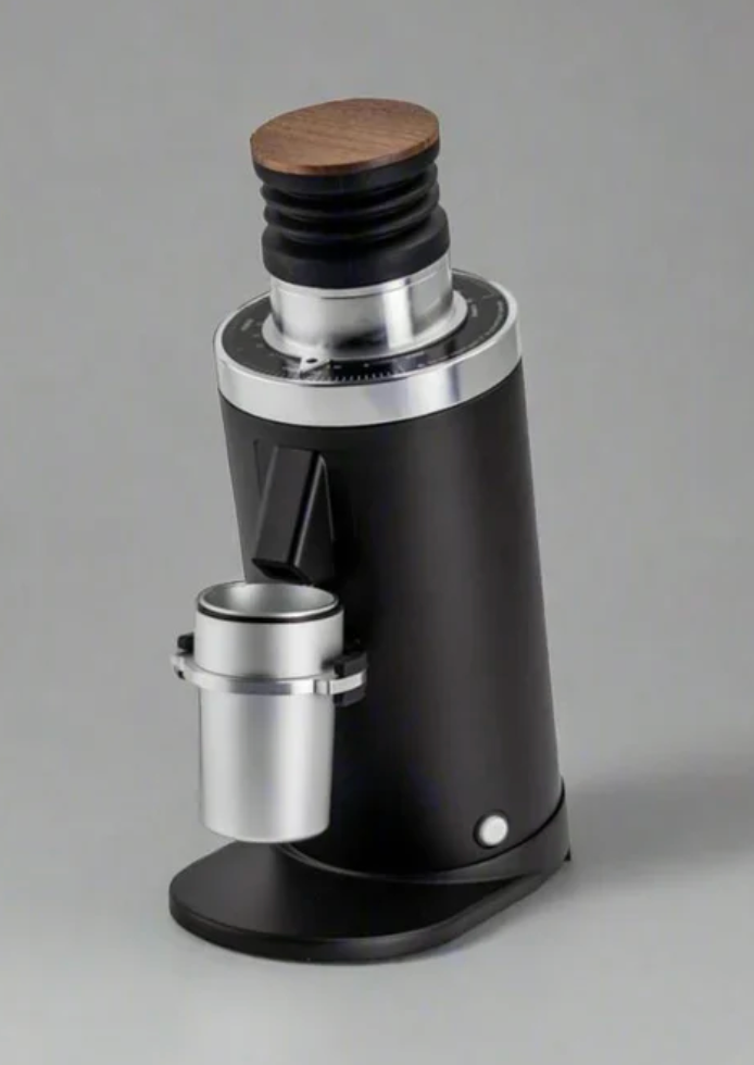 DF64 Gen 2 Grinder with Magnetic Dosing Cup – Full Setup
