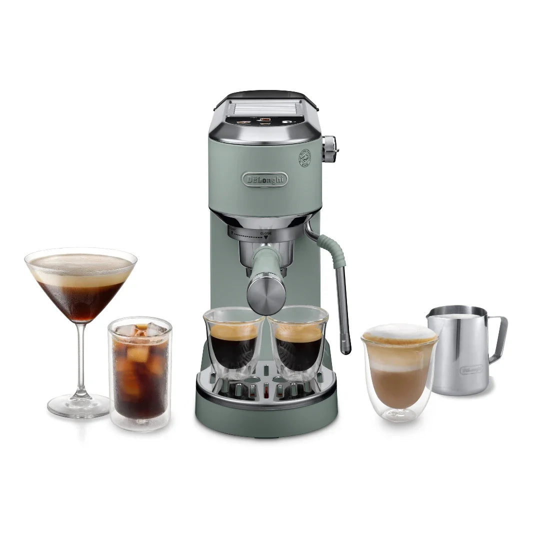 DeLonghi EC890 Dedica Duo Espresso + Cold Brew Machine | Caffena
