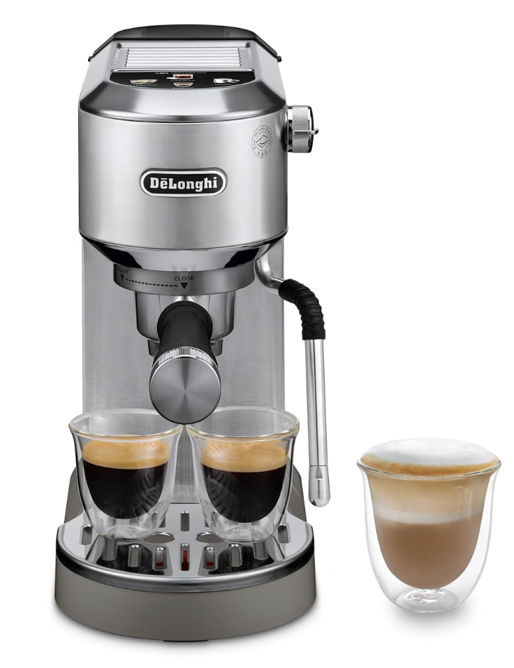 DeLonghi Dedica Duo EC890 1GR Espresso Machine with Cold Brew