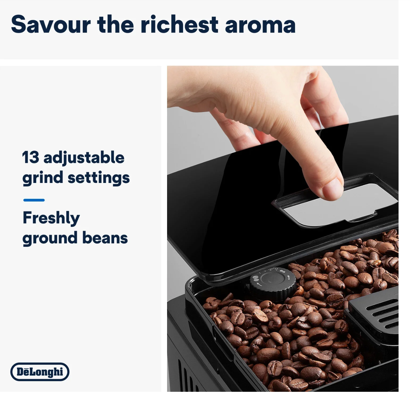 DeLonghi ECAM12.121.B - Magnifica S Bean to Cup Coffee Machine