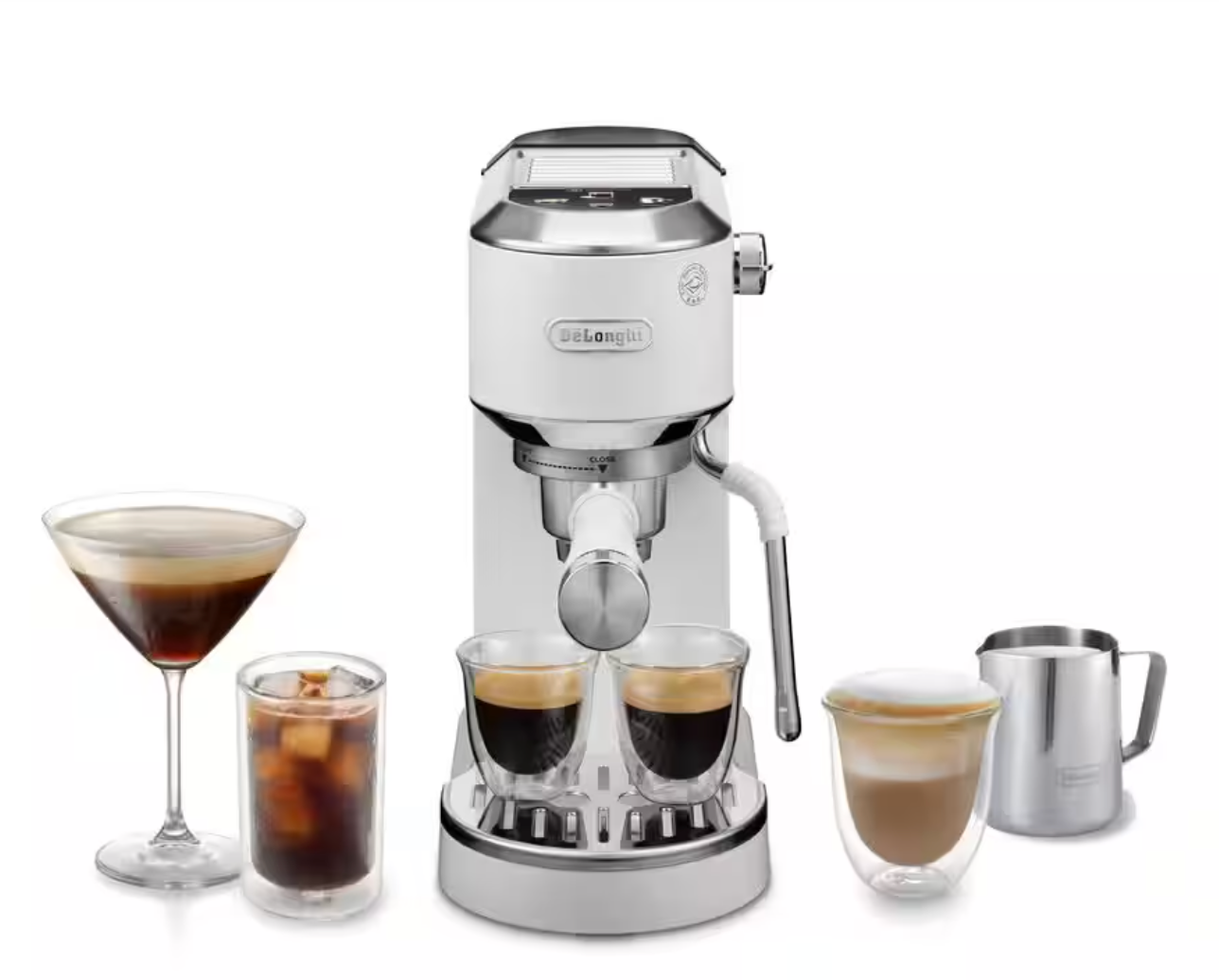 DeLonghi Dedica Duo EC890 1GR Espresso Machine with Cold Brew