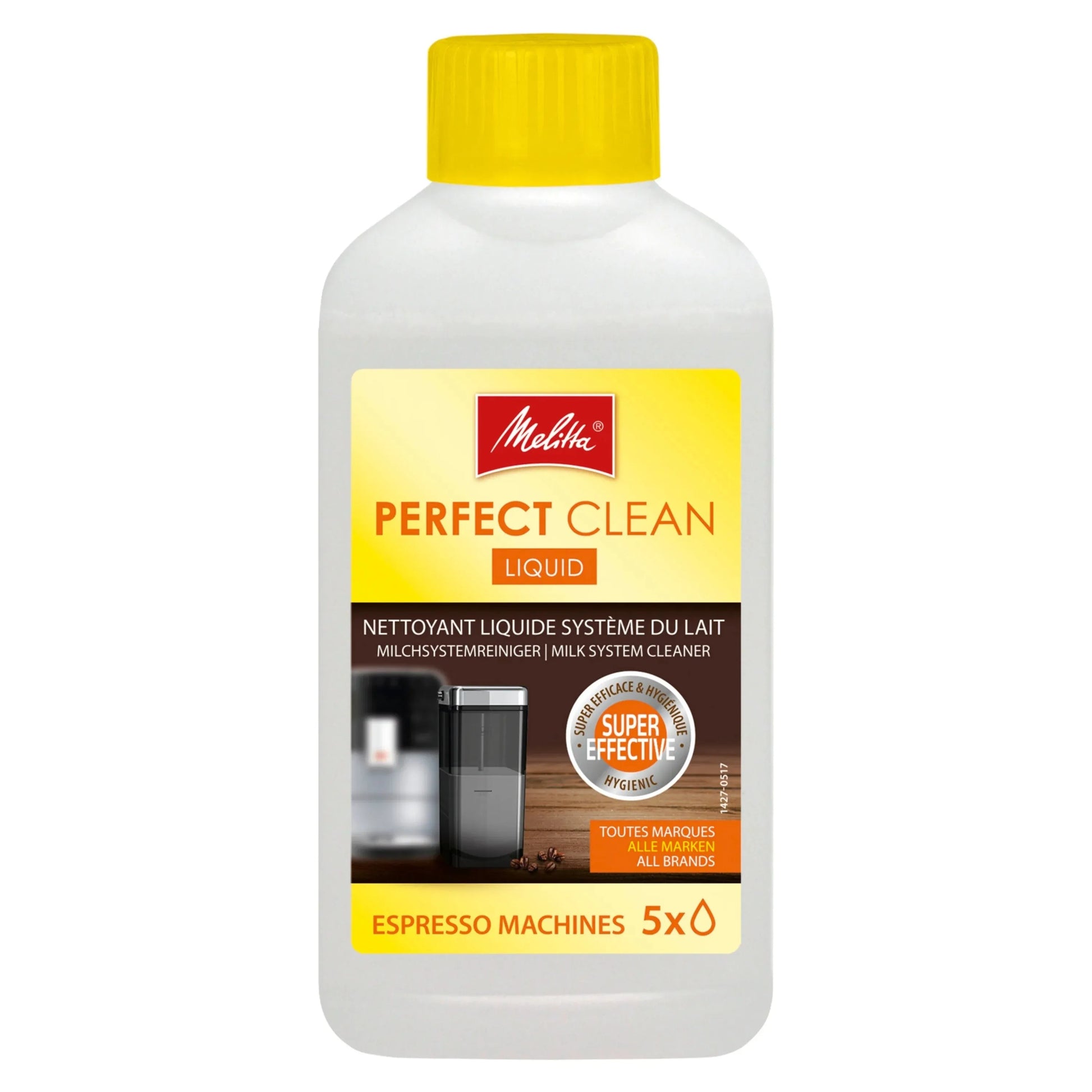 Melitta Premium Coffee Machine Anti Calc Bio Liquid Milk Cleaner 250ML