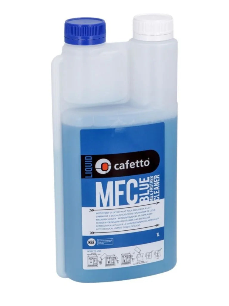 Cafetto MFC Blue 1L | Milk Frother & Automatic Milk System Cleaner