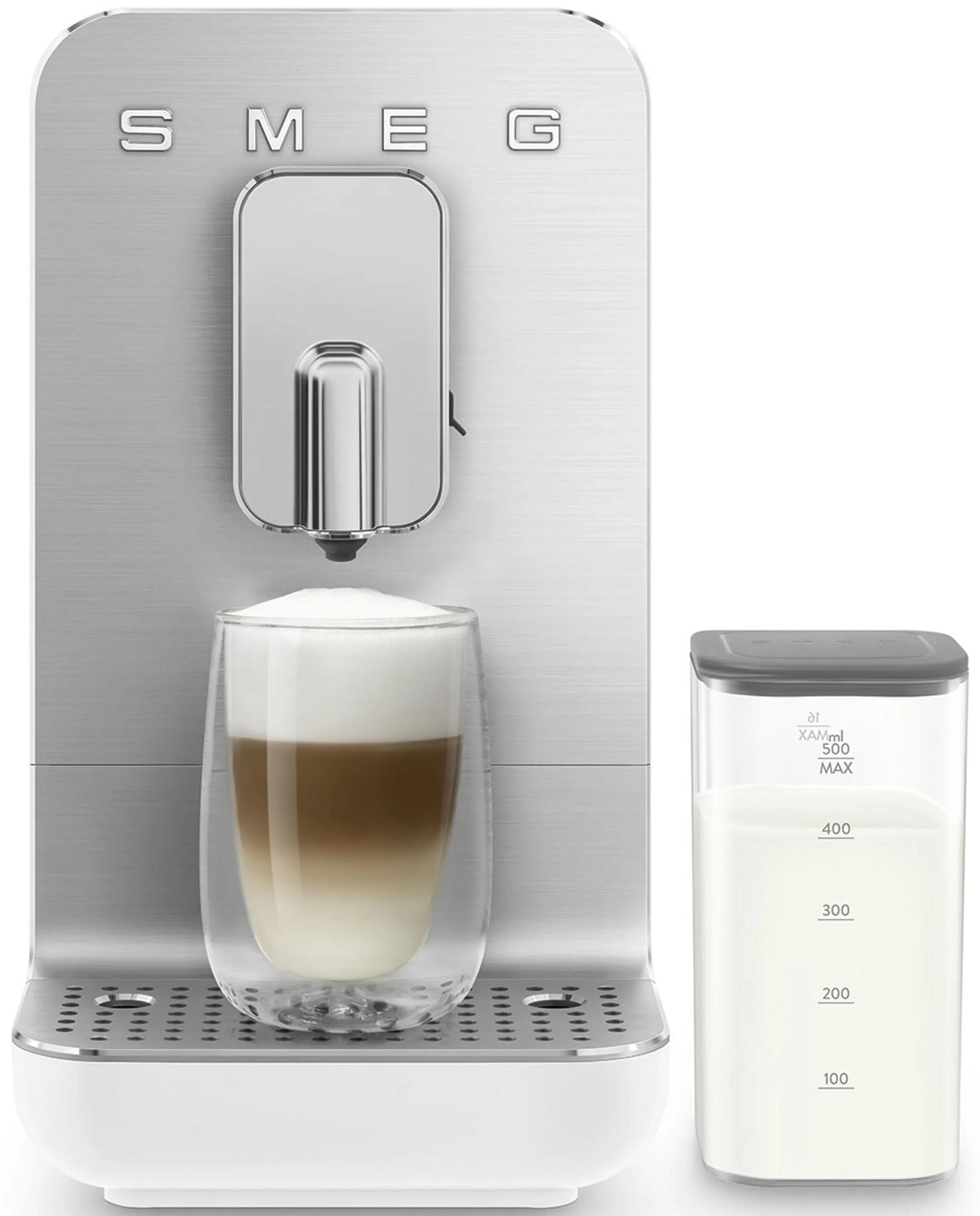 SMEG BCC13 Automatic Coffee Machine with Built-in Grinder & Milk System | Bean-to-Cup Espresso Machine | Caffena Coffee